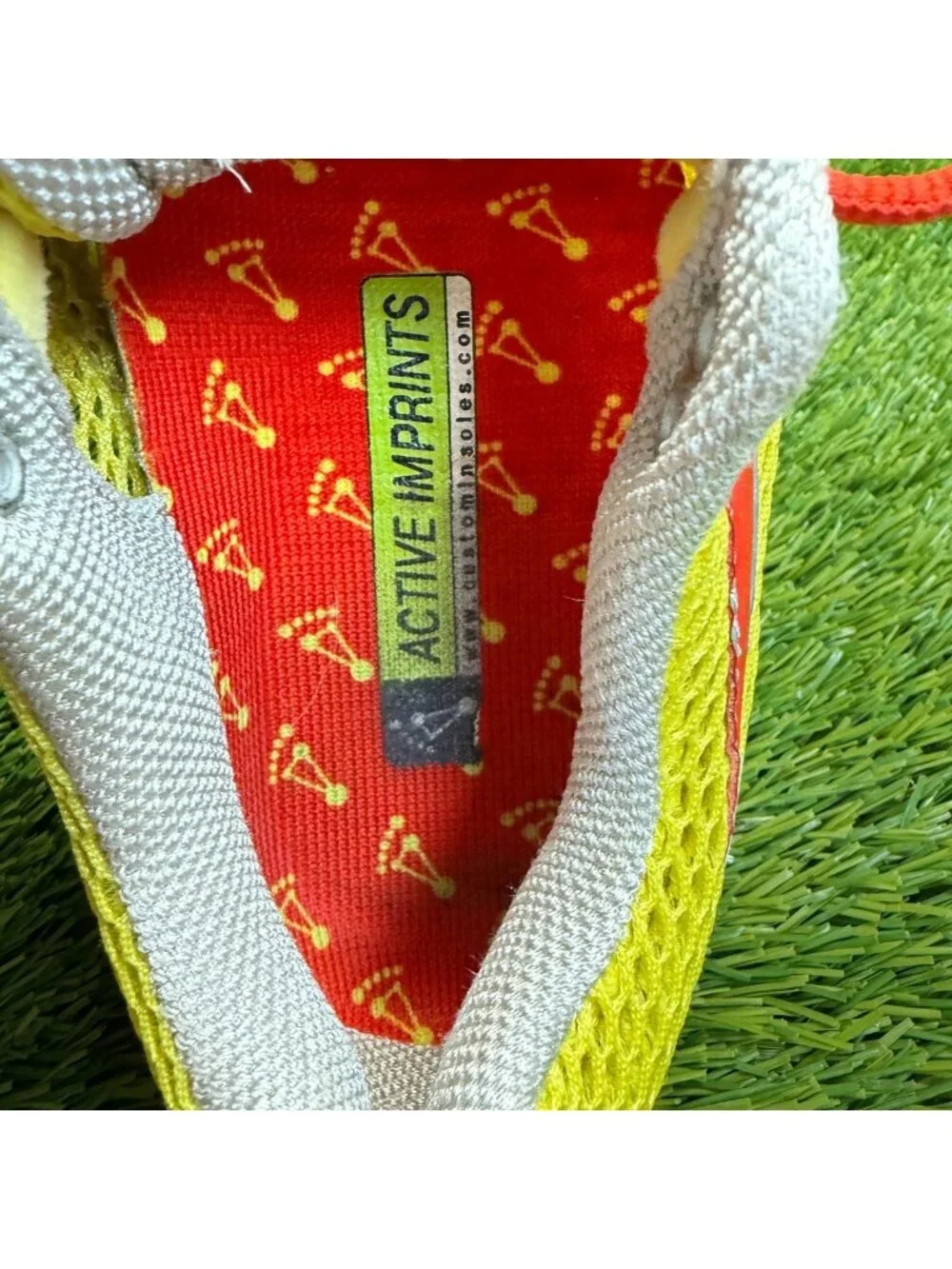 Newton Distance S Womens Size 8.5 Yellow Red Silver Running Shoes Sneakers